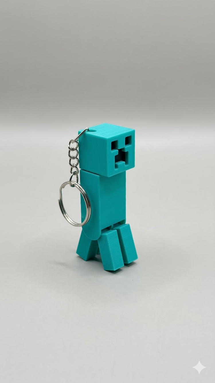 Minecraft Creeper Anahtarlık