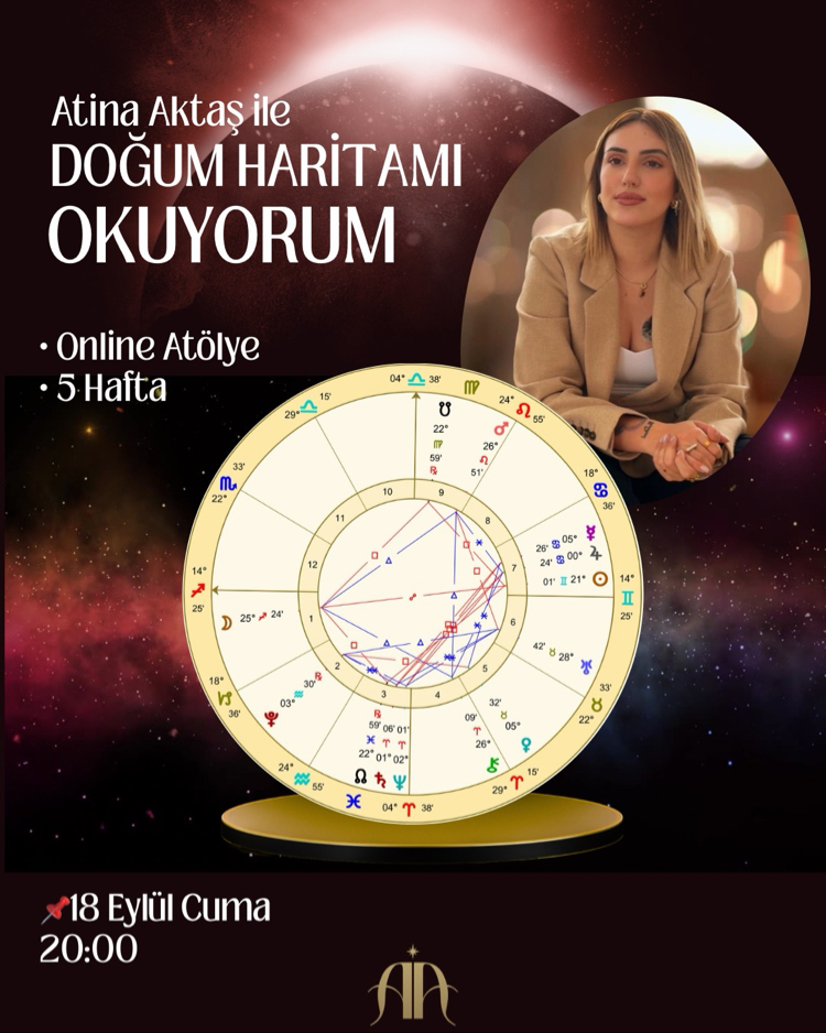 Doğum Haritamı Okuyorum Online Atölye