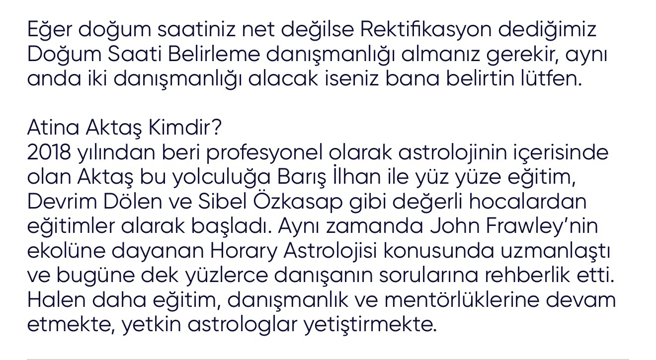 •Hediye• Doğum Haritası + Yıllık Öngörü Danışmanlığı 