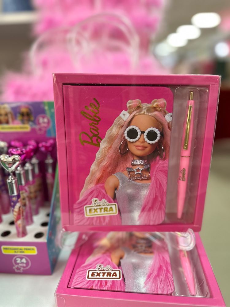 Barbie İkili Set Defter / Tükenmez Kalem