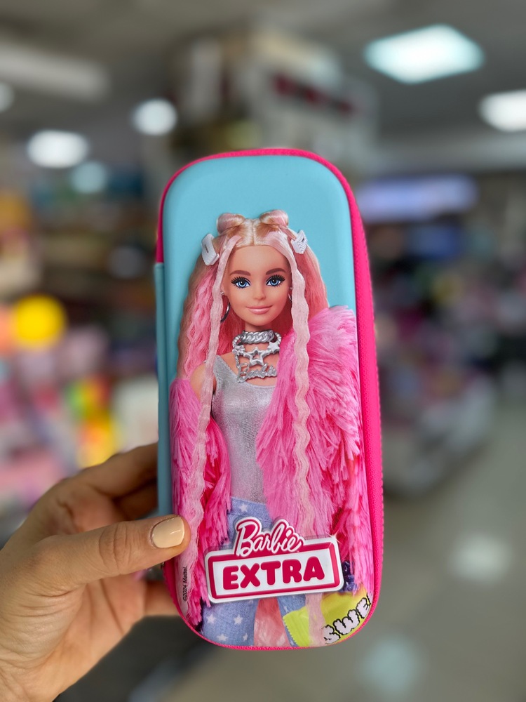 Barbie 3 Boyutlu Kabartmalı Kalemlik(Küçük Boy )