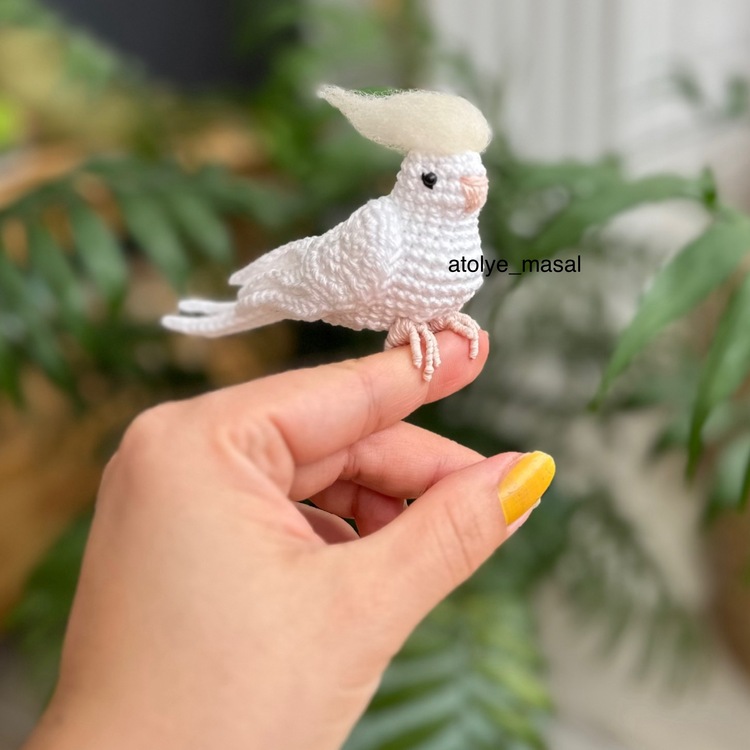 Araba Süsü Minik Kuş PDF Tarif | Video Destekli | Mini Bird Car Charm (Digital Download)
