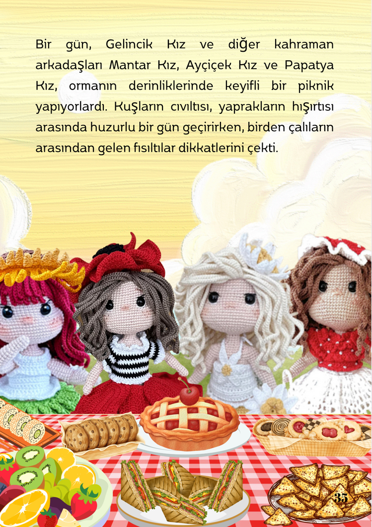 Gelincik Kız Hikaye Kitabı PDF | Poppy Girl Storybook PDF | Digital Fairy Tale Download