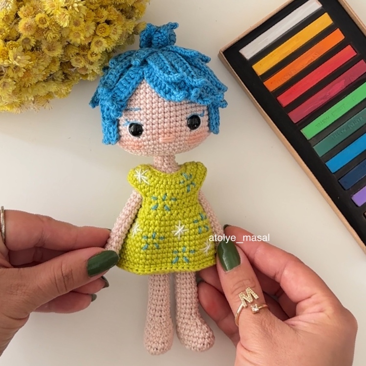 Amigurumi Bebek Neşeli Kız Joy PDF Tarif Dosyası | Amigurumi Baby Joy