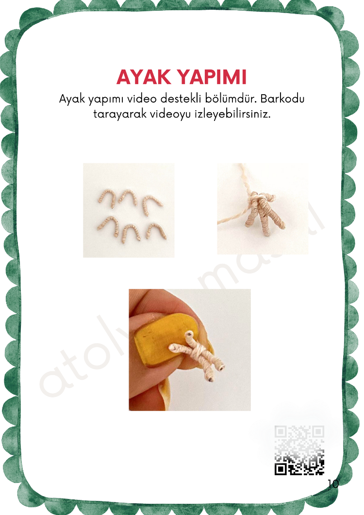 Araba Süsü Minik Kuş PDF Tarif | Video Destekli | Mini Bird Car Charm (Digital Download)