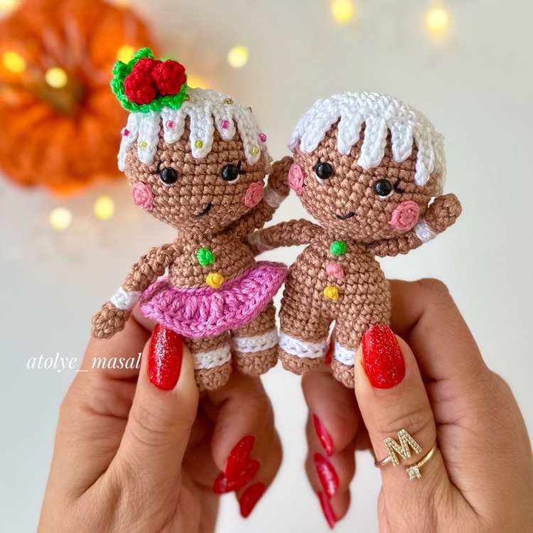 Kurabiye Adam Amigurumi PDF Tarif | Gingerbread Man Amigurumi PDF Pattern (Digital Download)