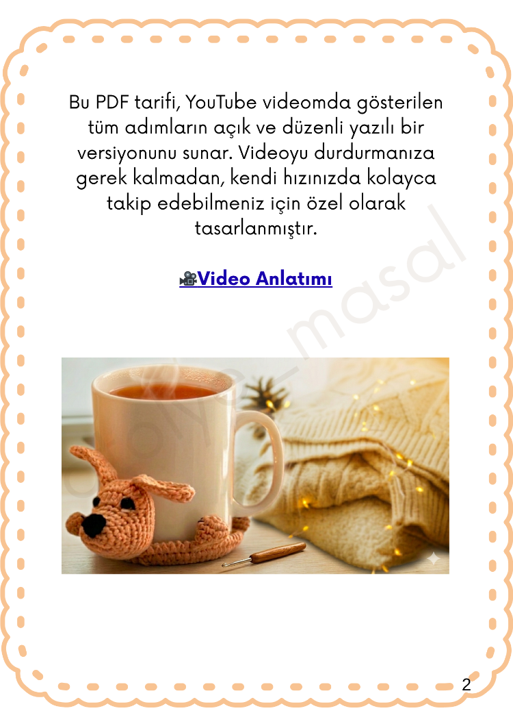 Köpek Bardak Altlığı & Takı Tutucu Tarifi