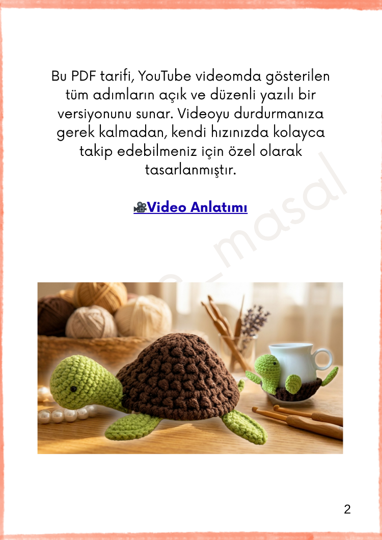 Kaplumbağa Bardak Altlığı & Takı Tutucu Tarifi