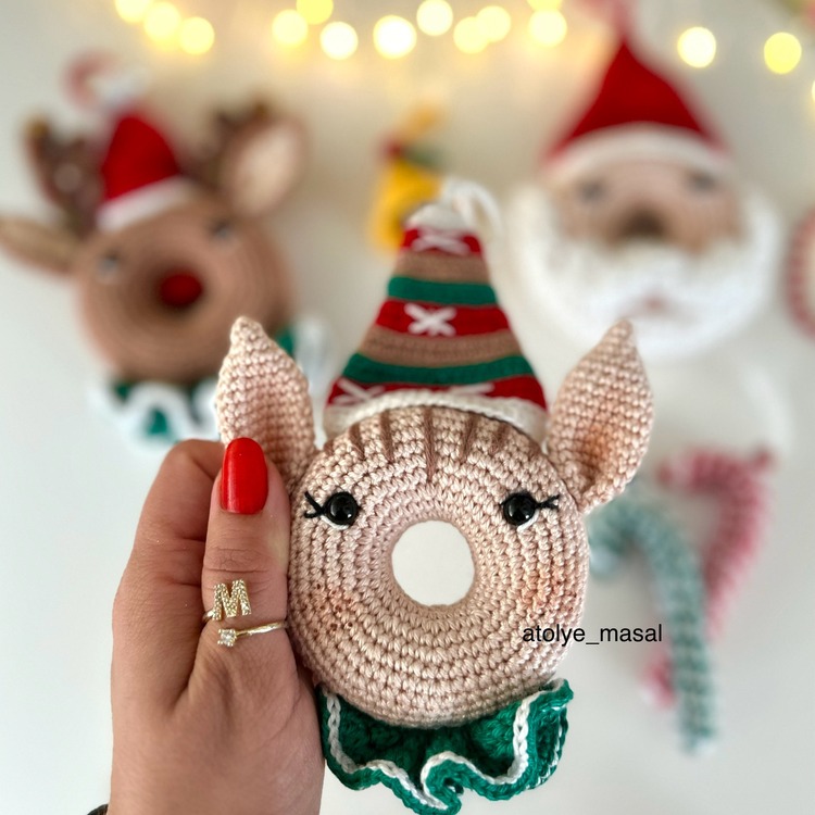 5’li Donat Süsler Tarif Seti | 5 Donut Decorations Patterns Set | Digital Crochet Patterns