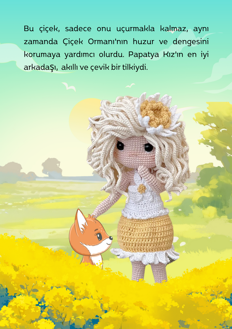 Papatya Kız Hikaye Kitabı PDF | Daisy Girl Storybook PDF | Digital Fairy Tale Download