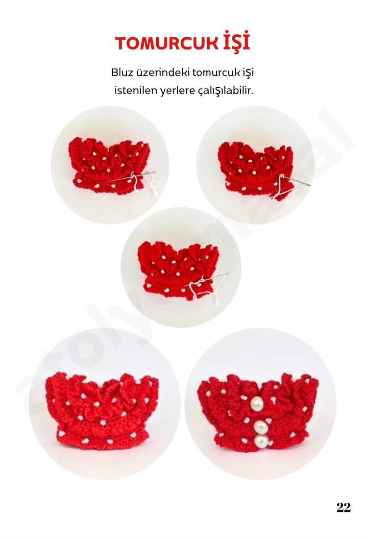 Mantar Kız – Tarif ve Hikaye Bir Arada PDF | Mushroom Girl – Crochet Pattern & Story 