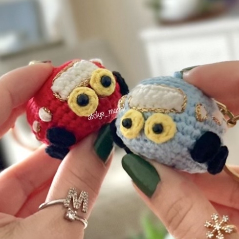 Amigurumi Araba Anahtarlık Tarif