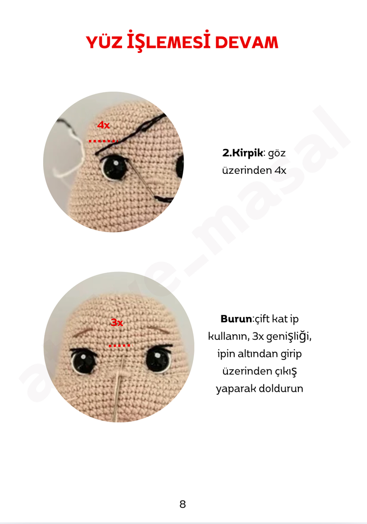 Gelincik Kız Grace PDF Yazılı Tarif Dosyası | Poppy Girl Grace Crochet Download