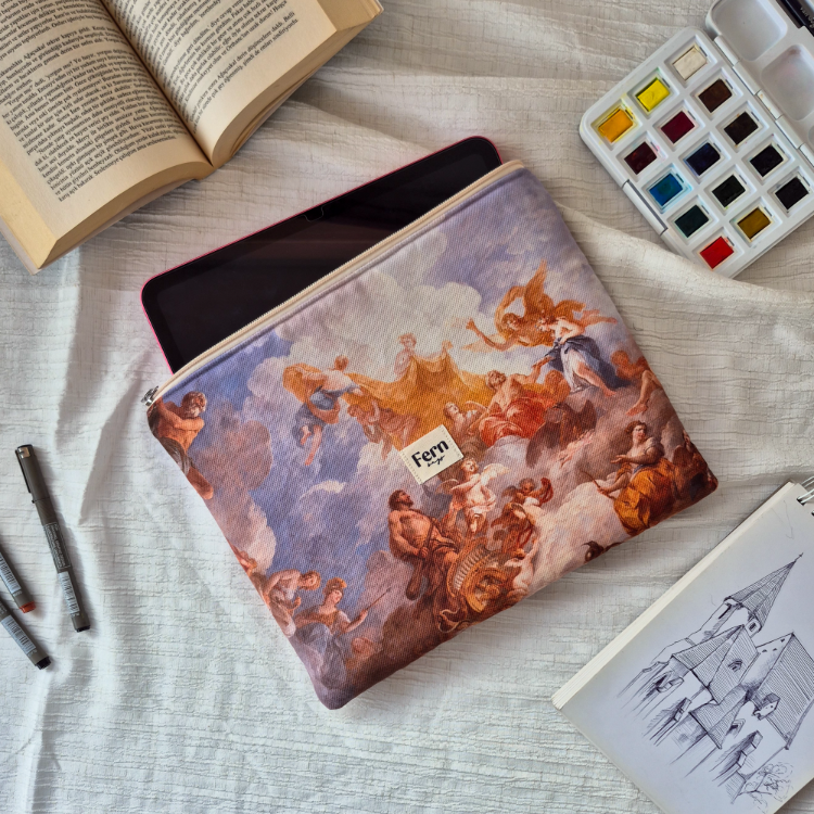 Fermuarlı Tablet/Kitap/Laptop/Macbook/ Kılıfı Sanat Serisi Herakles