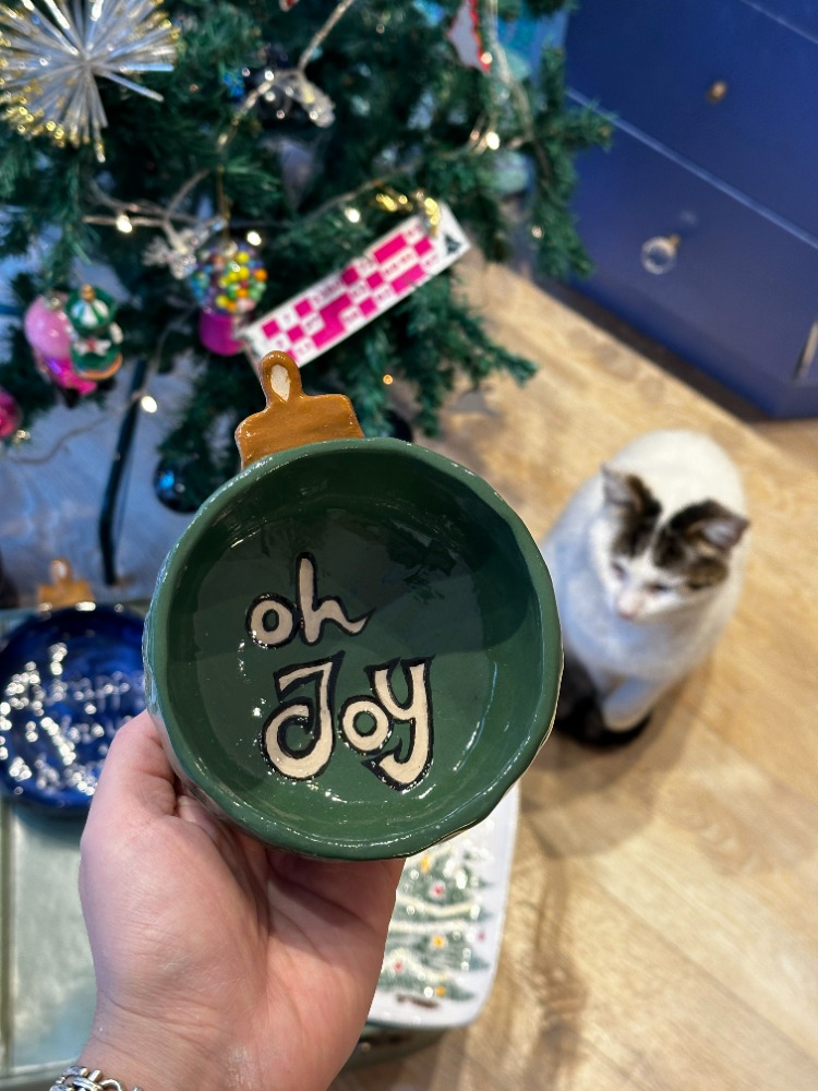 Yılbaşı Konseptli El Yapımı Mini Kase | “Oh Joy” | Atölye Gypsy