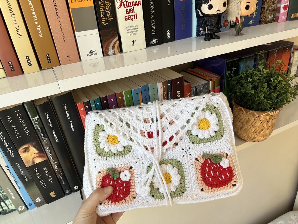 Örgü Kitap Kılıfları