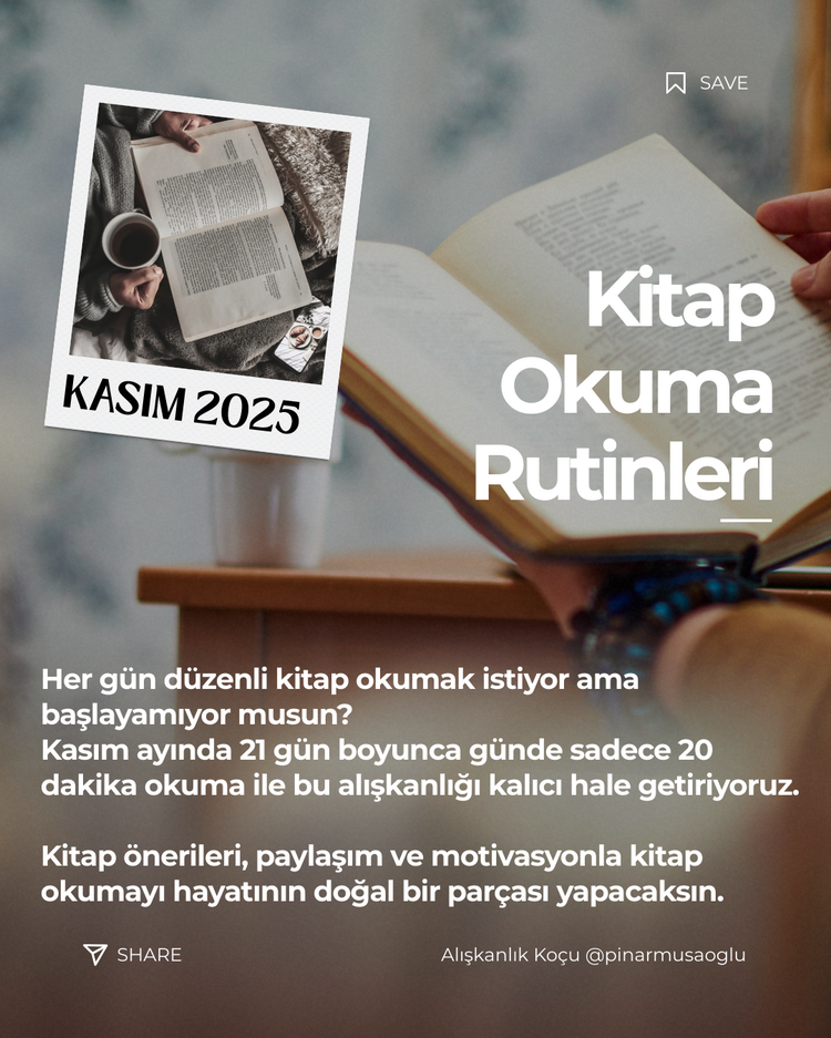 Kitap Okuma Rutinleri - KASIM 2025