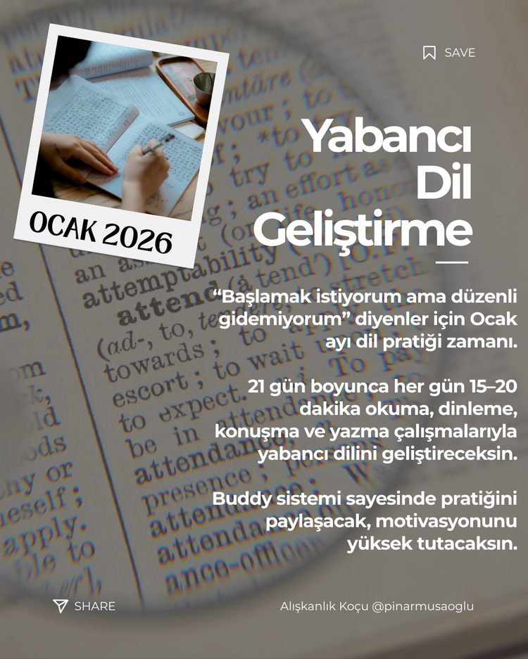 Yabancı Dil Geliştirme- OCAK 2026