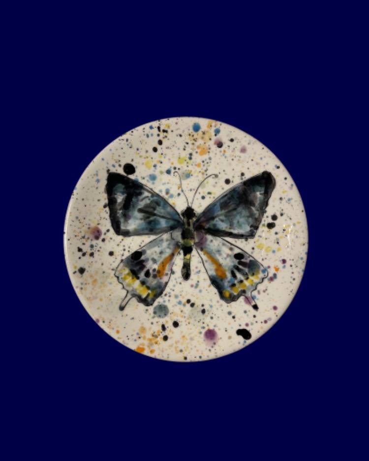 Mariposa Çini Tabak