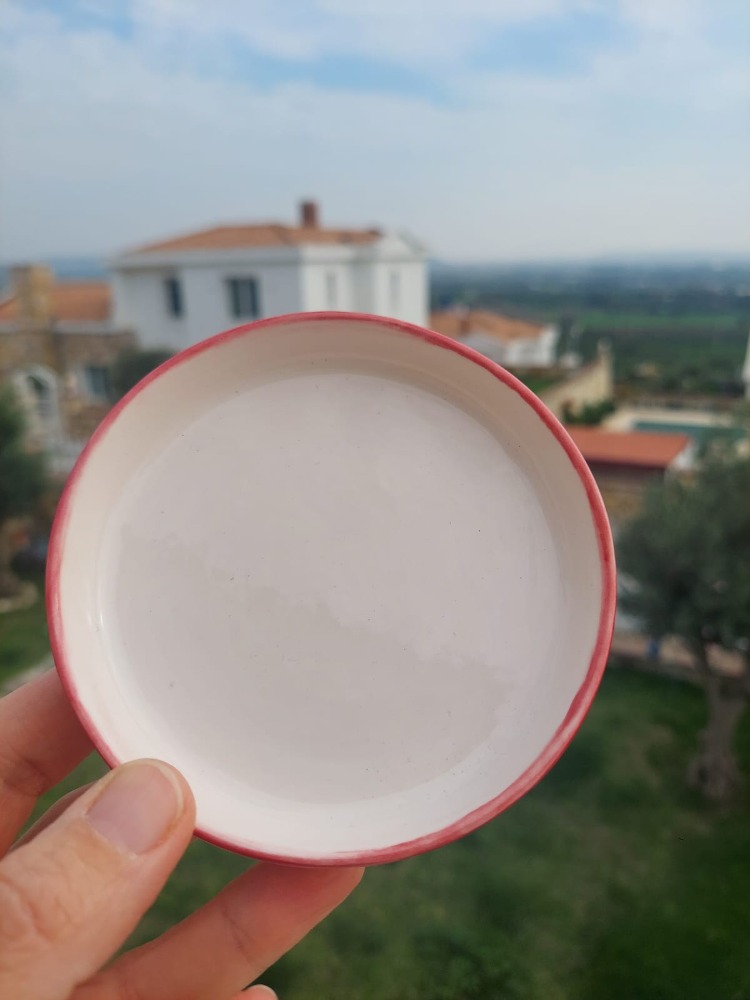 Noel Baba Figürlü Türk Kahvesi Fincan ve Tabağı - 100 ml