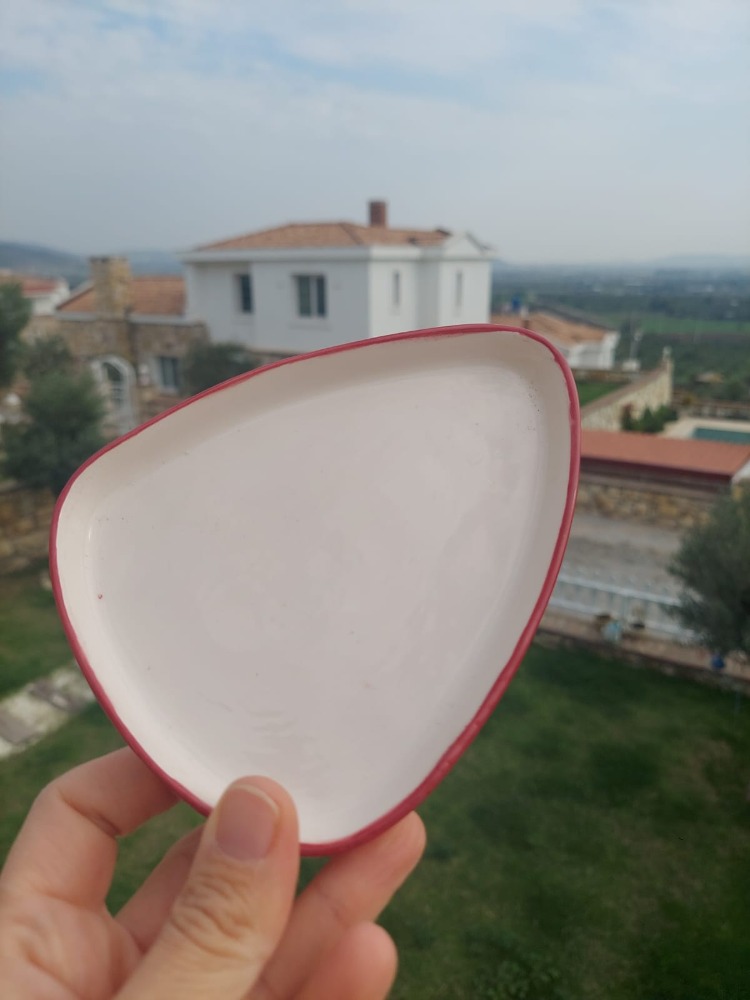 Kokina Figürlü Türk Kahvesi Fincan ve Tabağı - 100 ml