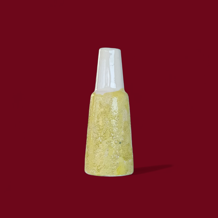 Dokulu Limoni Seramik Şişe