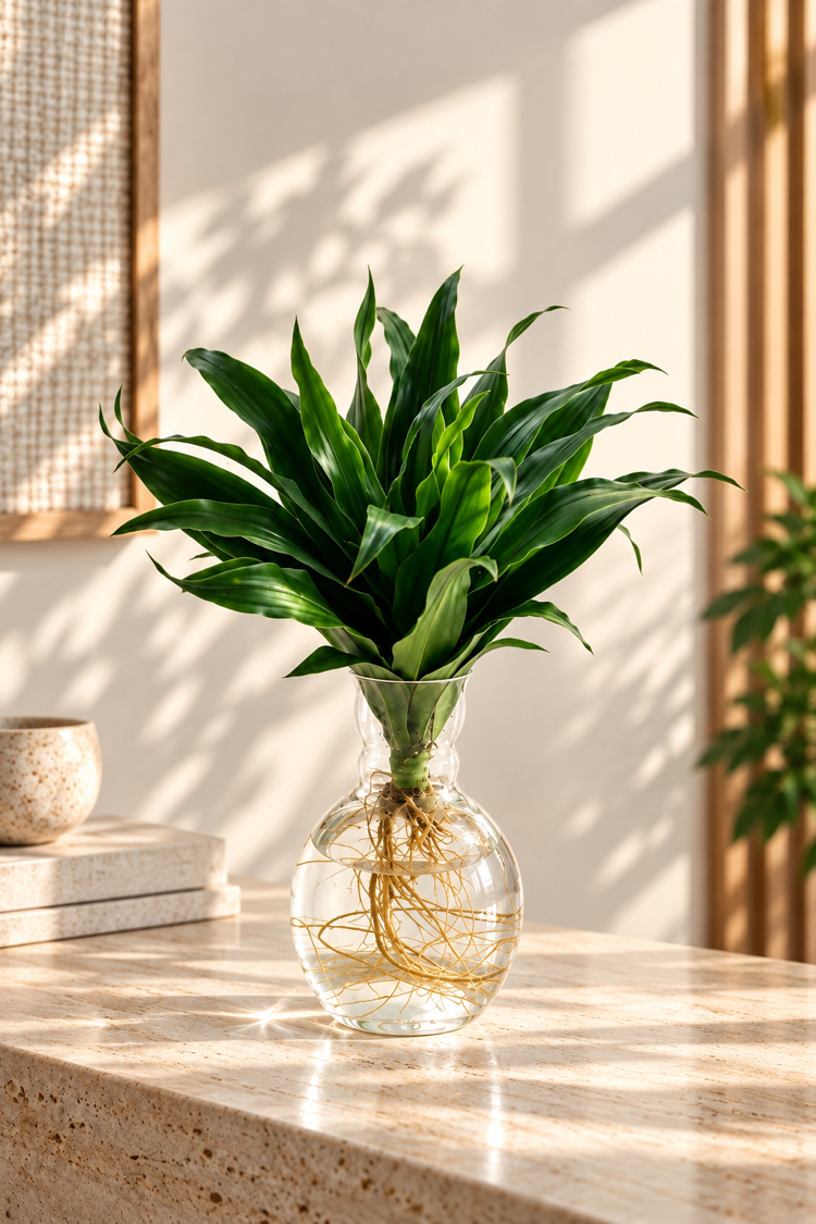 Dracena Compacta – Suda Köklendirilmiş Canlı Bitki