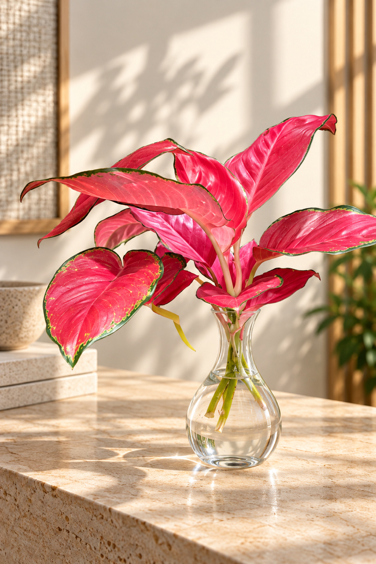 VİP | Aglaonema Red Valentine (Kırmızı Aglaonema)
