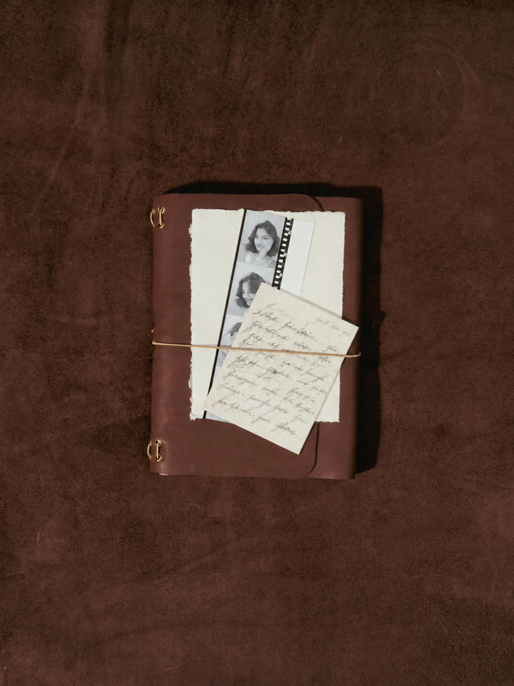 ATRA FOLIA 02 — CENERE | A5 Hakiki Deri Journal Kılıfı