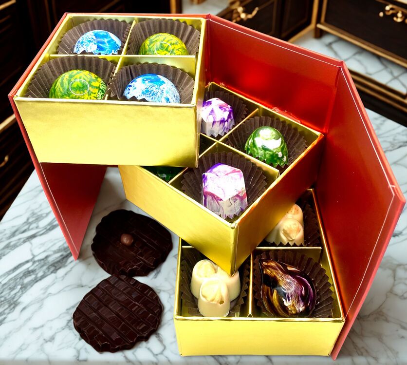 Akordiyon Kutu Karışık Çikolata 12 adet