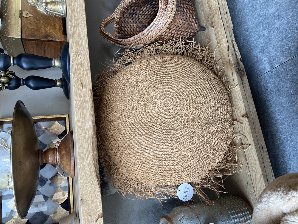 Yuvarlak jüt kırlent