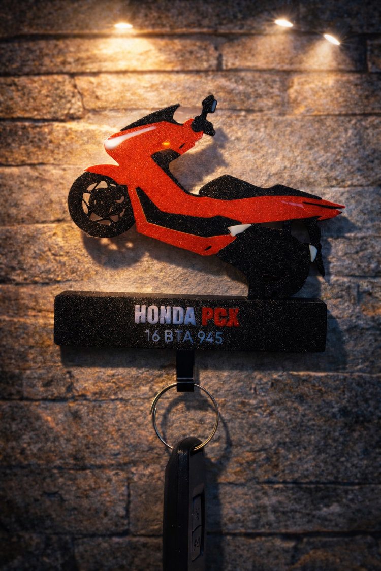 Motora özel anahtarlık