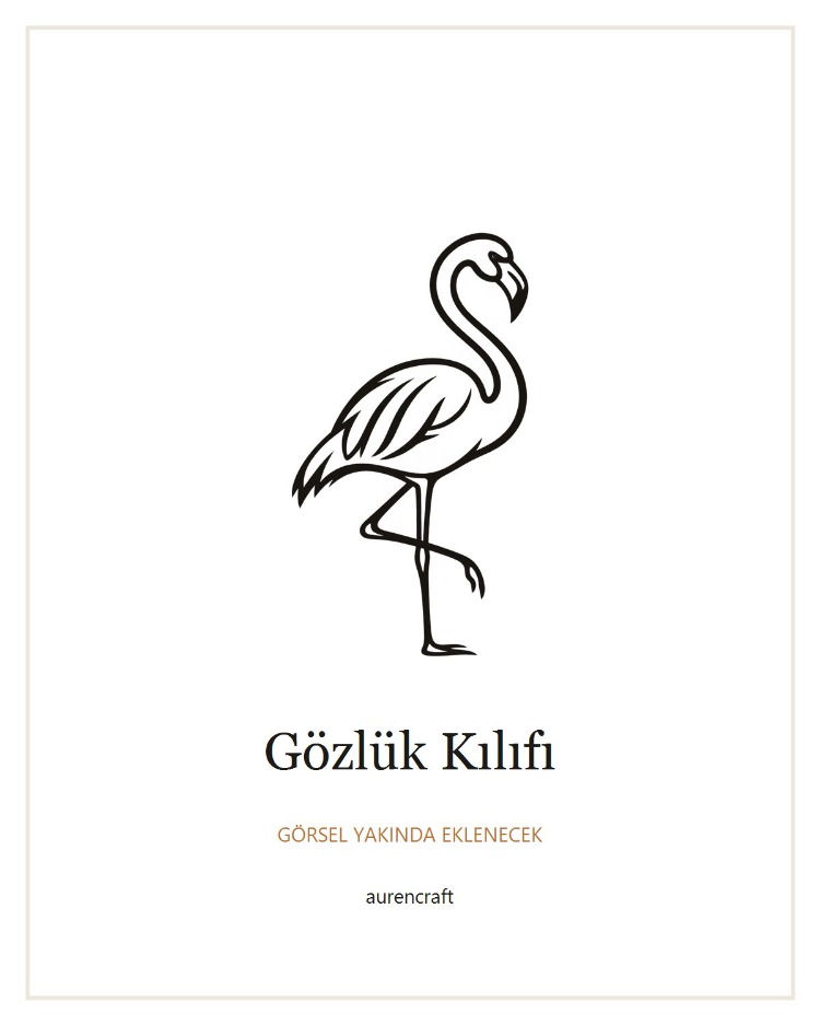Gözlük Kılıfı — El Yapımı Deri