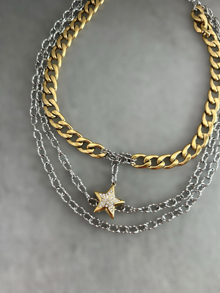 Serena Star Necklace 