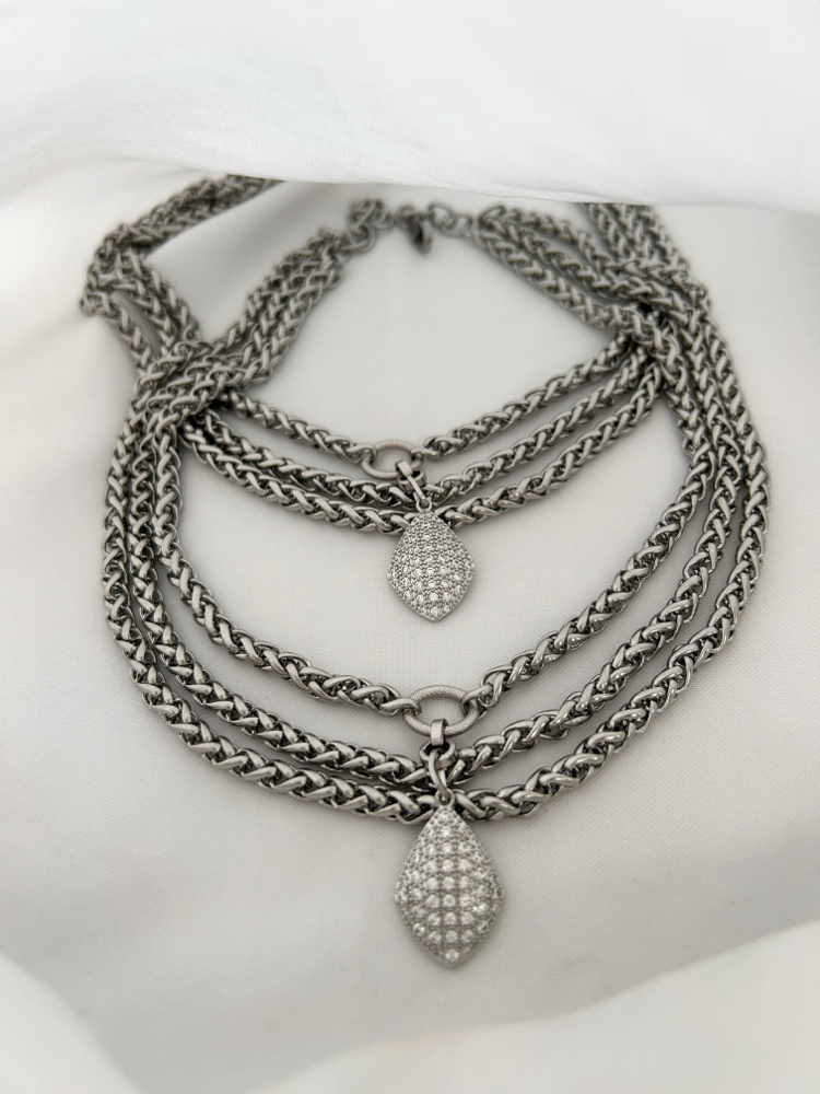 Lunara Silver Necklace