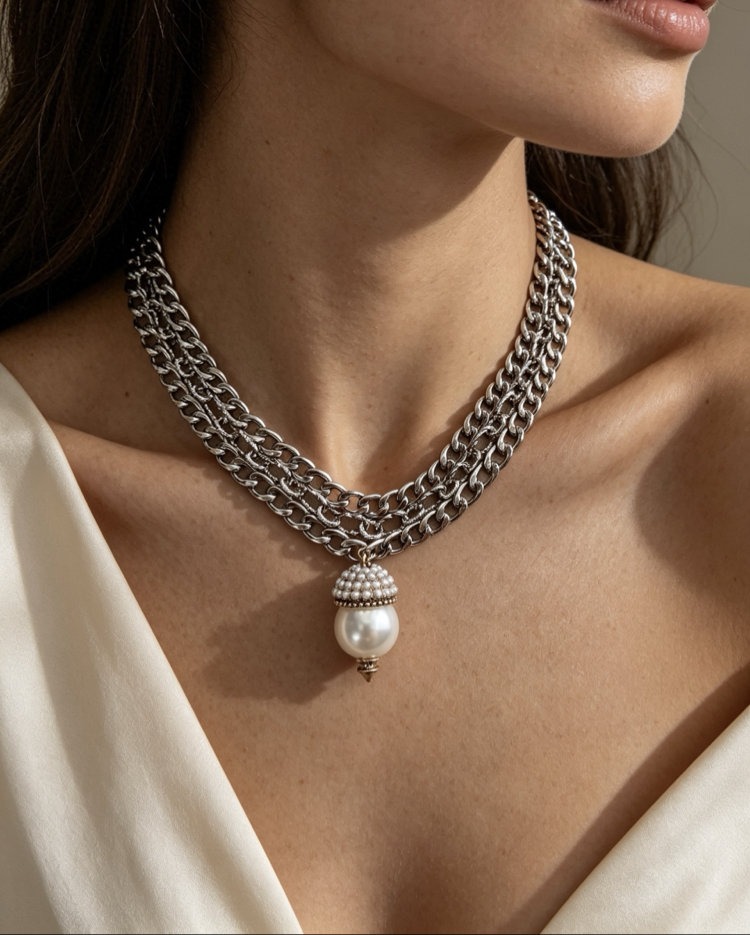 Regina Pearl Necklace