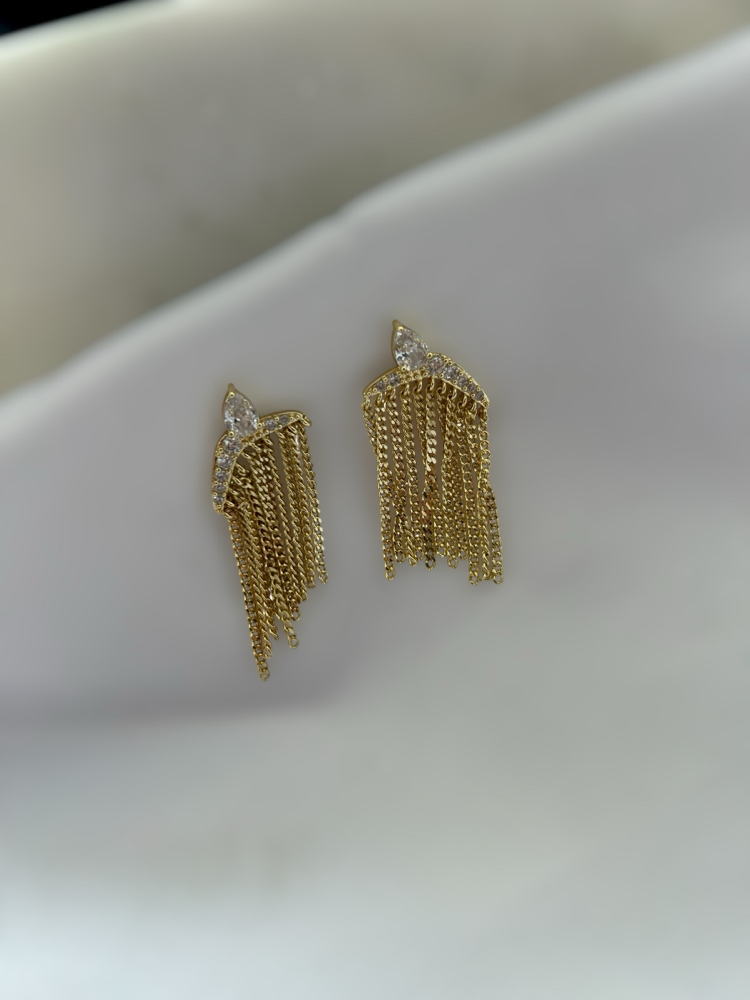 Aura rain earring (Gold)