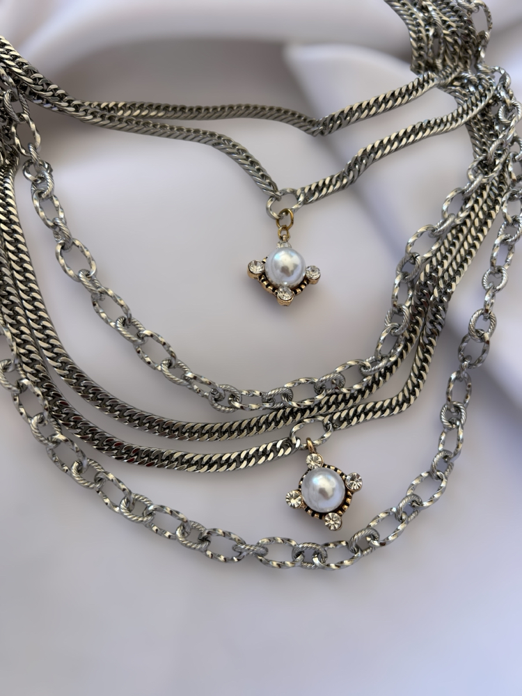 Moon Pearl Necklace 