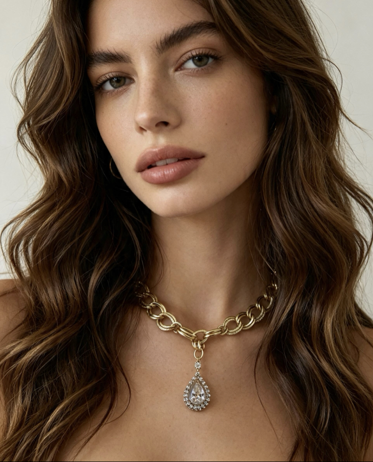 Shiny Gold Necklace