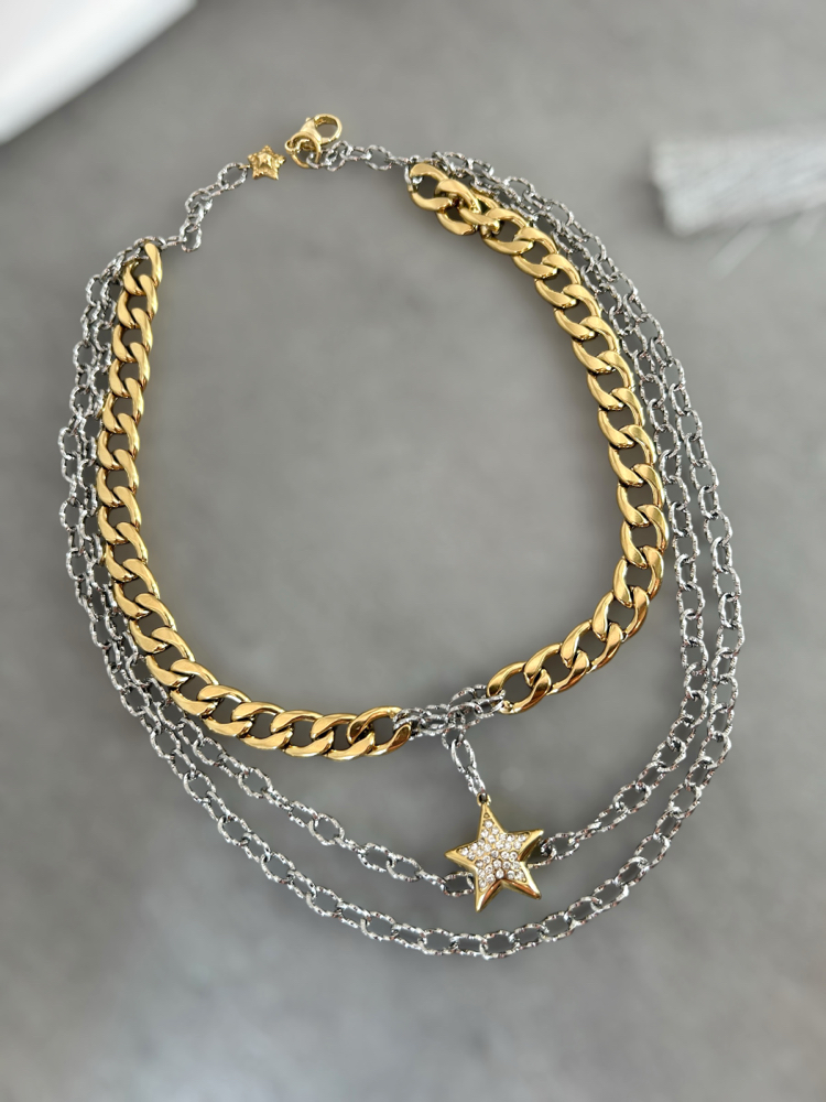 Serena Star Necklace 
