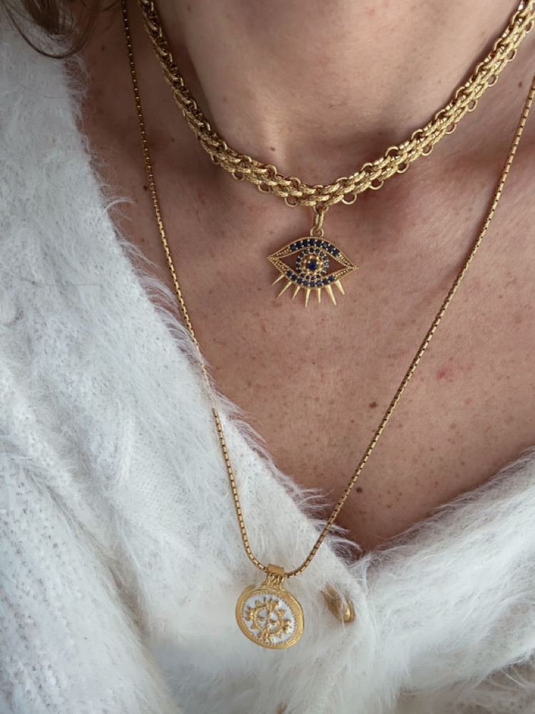 Twin eye choker
