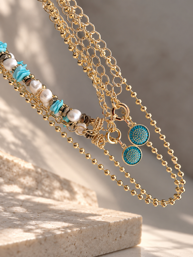 Blue Shine Necklace
