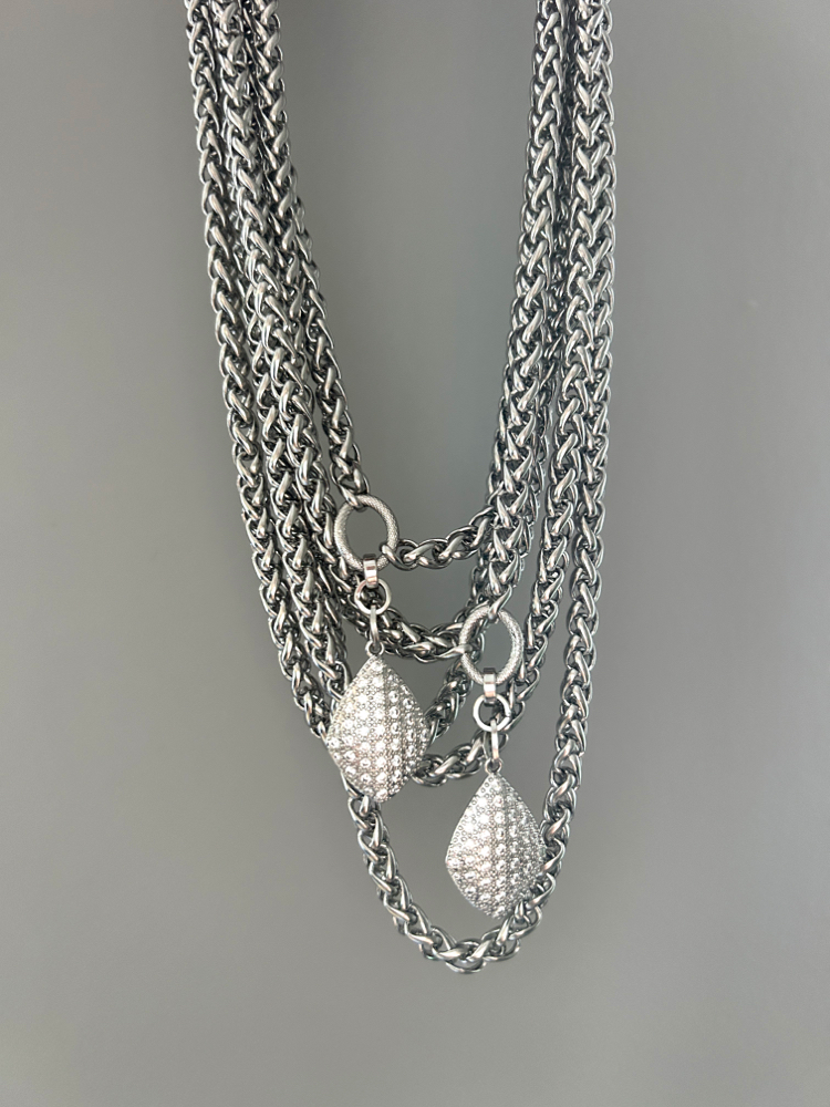 Lunara Silver Necklace