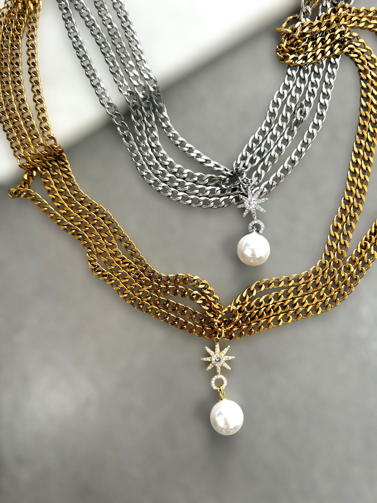 Luna drip necklace