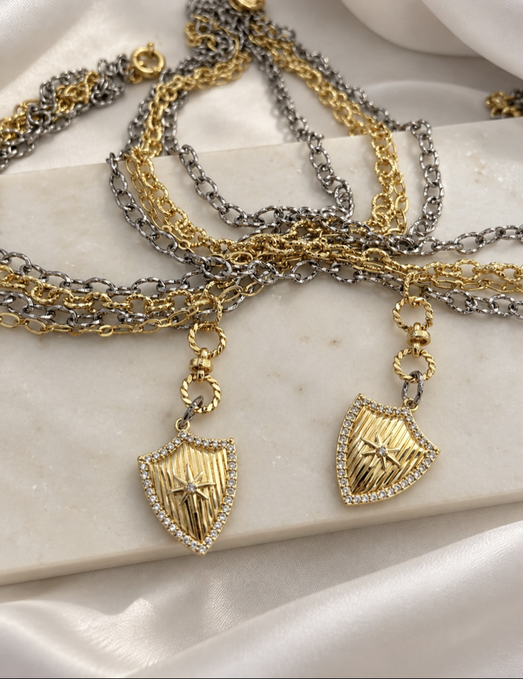 Luxe Shield Necklace 