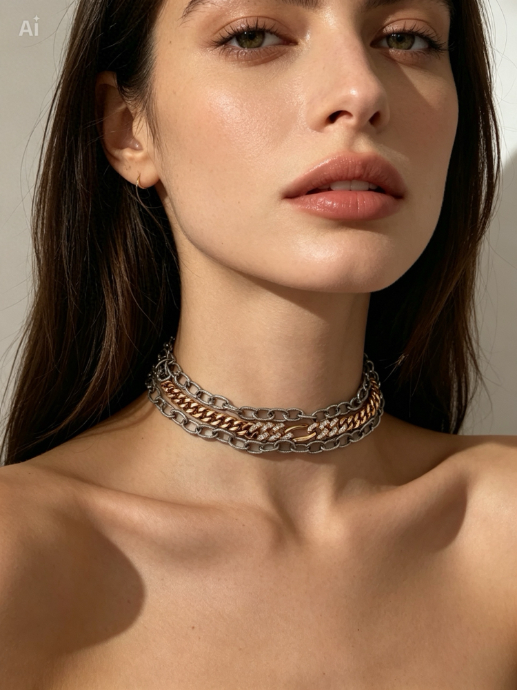 Linda rose choker 