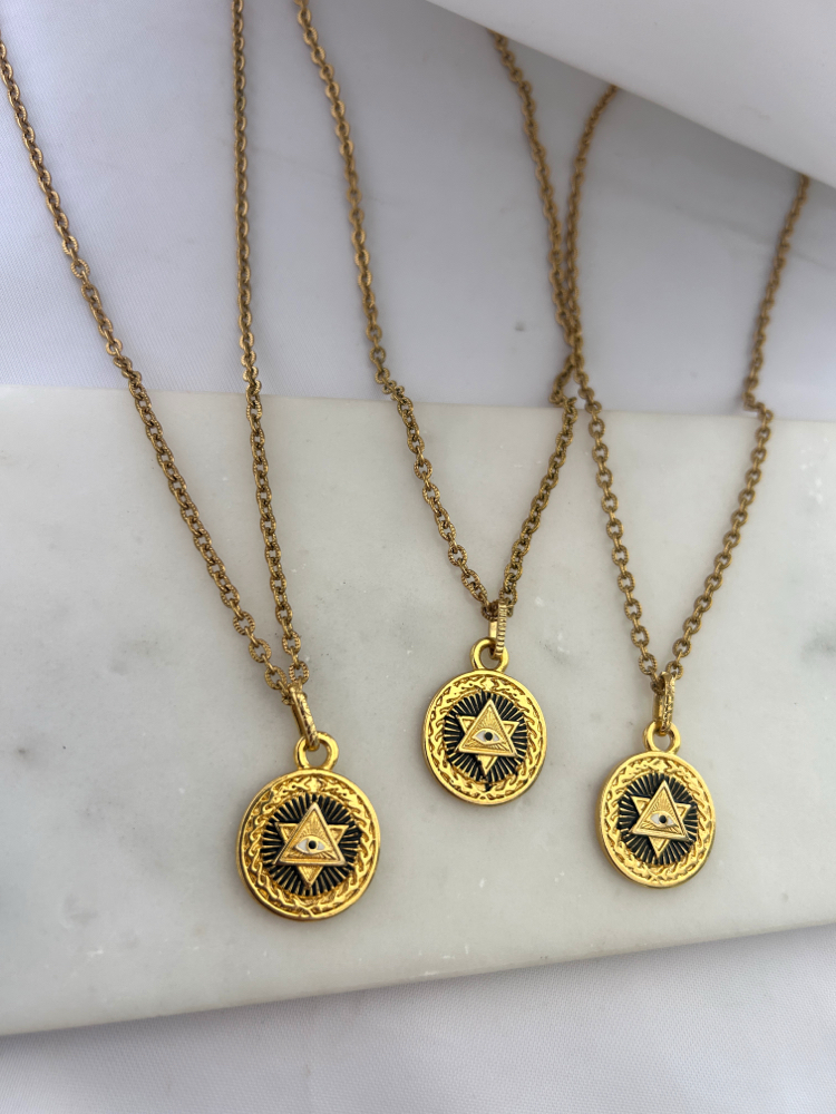 Noir Eye Necklace