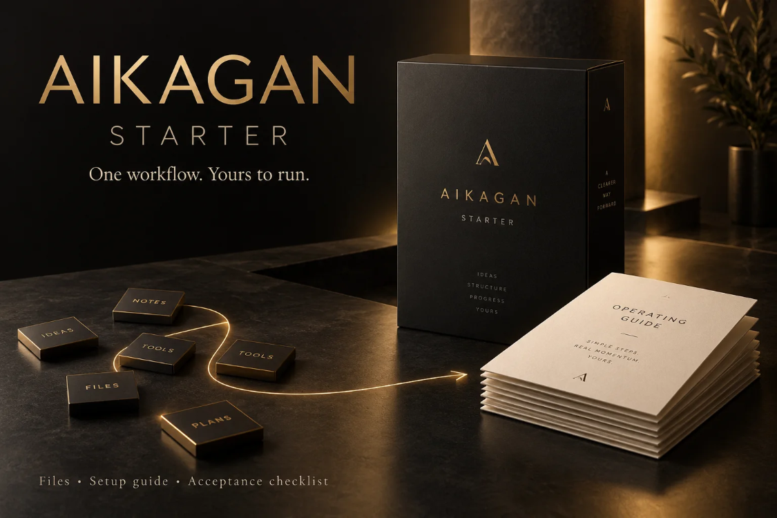 AIKAGAN Starter — Temel Yapay Zekâ İş Paketi