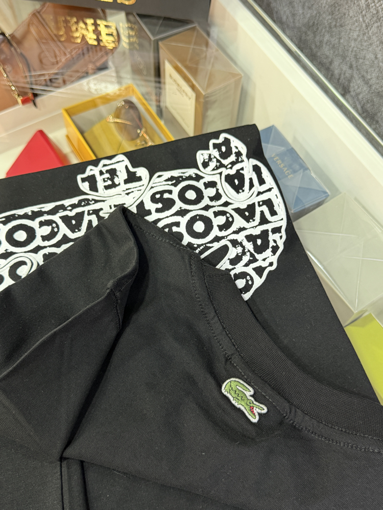LACOSTE BASKILI BİSİKLET YAKA 