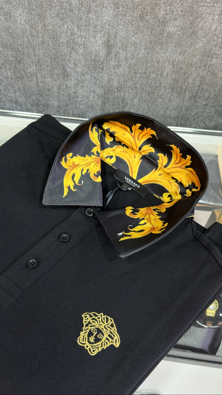 VERSACE POLO YAKA DETAY